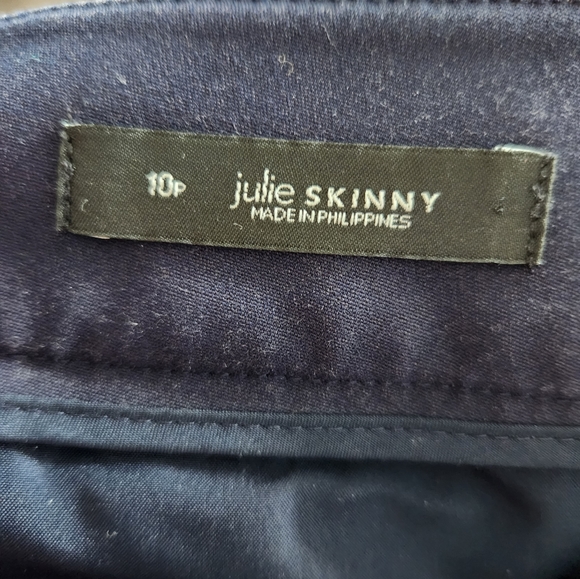 Cropped work trousers - Loft, navy blue - Picture 3 of 3